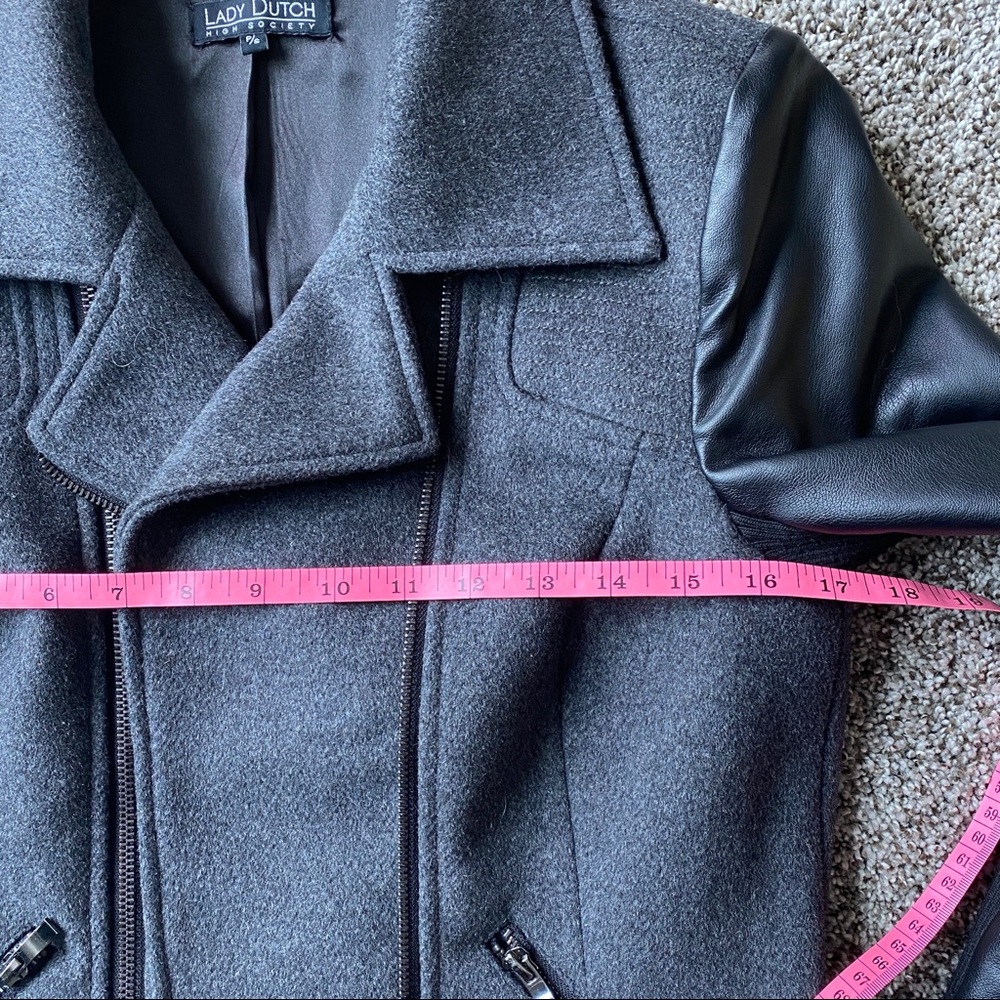 Lady Dutch high society biker style jacket faux leather - Picture 12 of 12